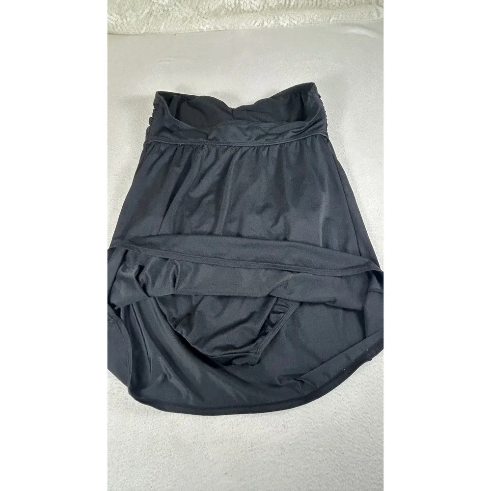 Jaclyn Smith Swim‎ Dress Women 14 Black Minimalist